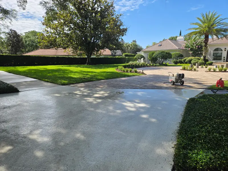 Driveway restored to a clean, even finish